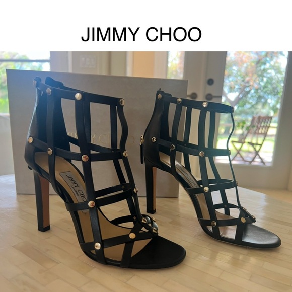 Jimmy Choo Authentic Cage heel Stilettos - Picture 6 of 12